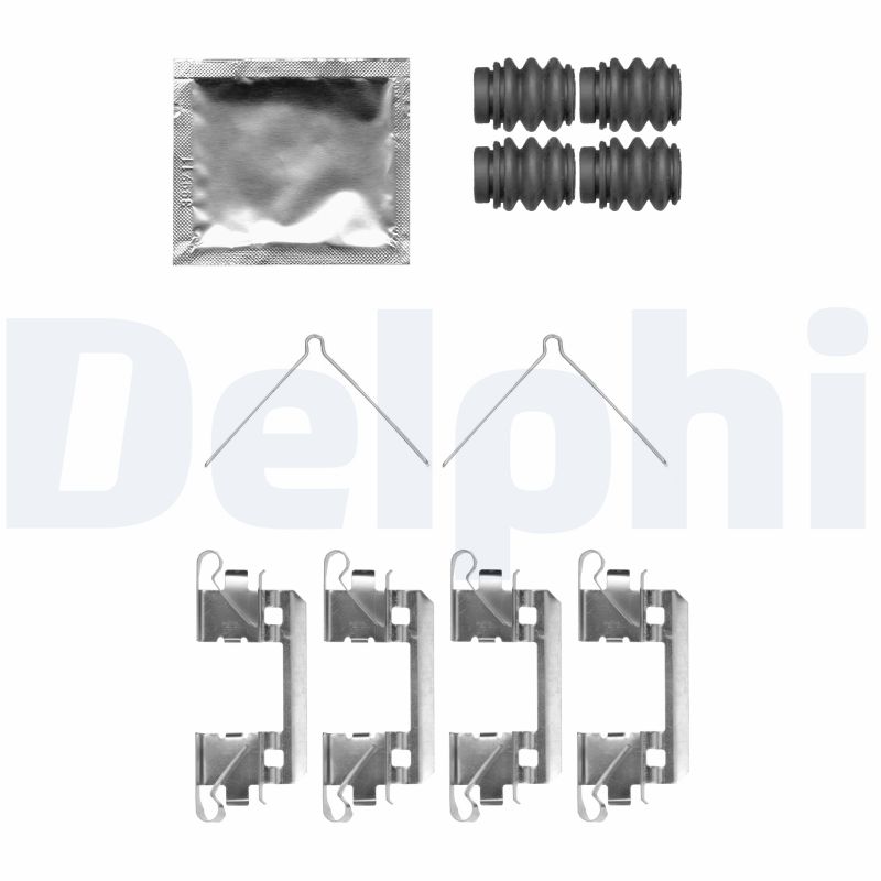 DELPHI Tilbehørssæt, skivebremsebelægning lx0762 for HONDA