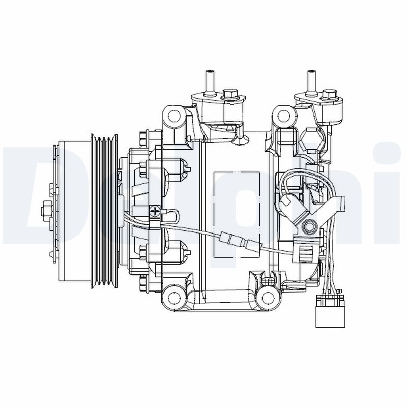 DELPHI Kompressor, klimaanlæg cs20515 for HONDA