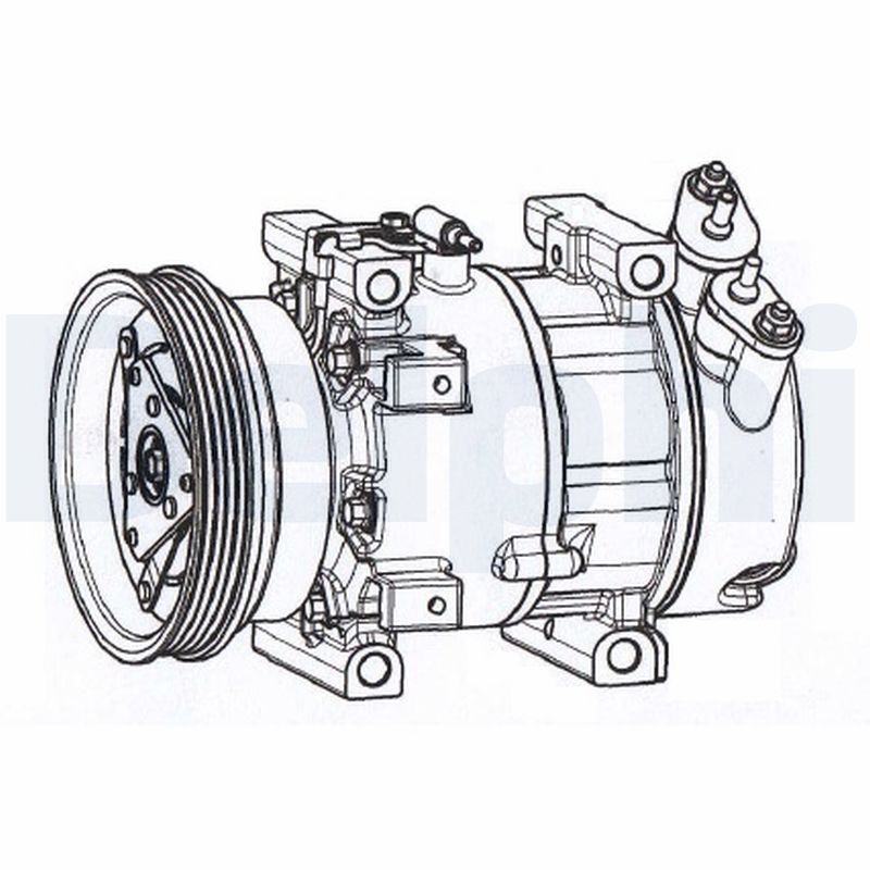 DELPHI Kompressor, klimaanlæg cs20533 for DACIA