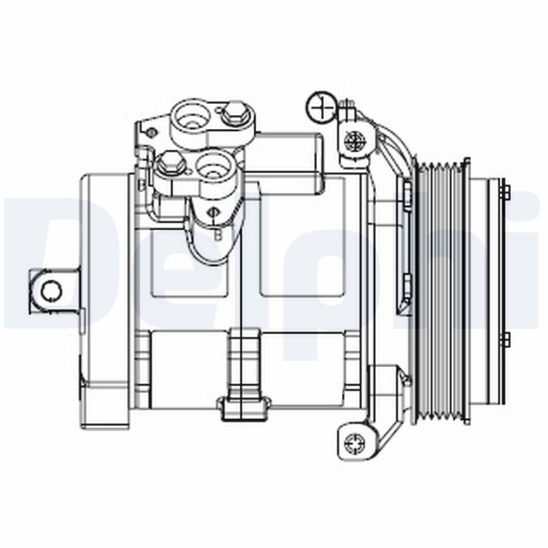 DELPHI Kompressor, klimaanlæg cs20528 for MERCEDES-BENZ