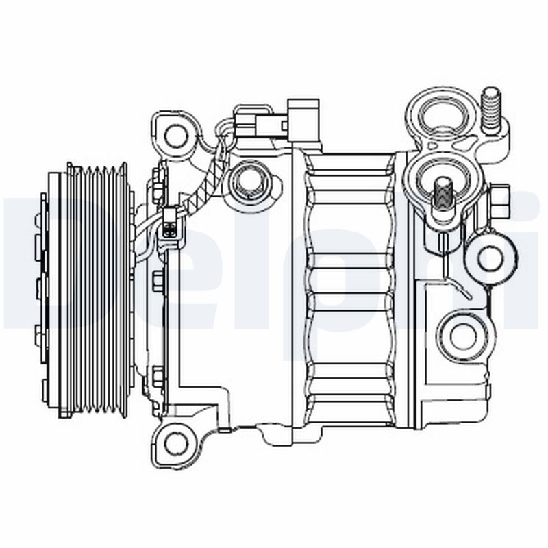 DELPHI Kompressor, klimaanlæg cs20512 for FORD VOLVO