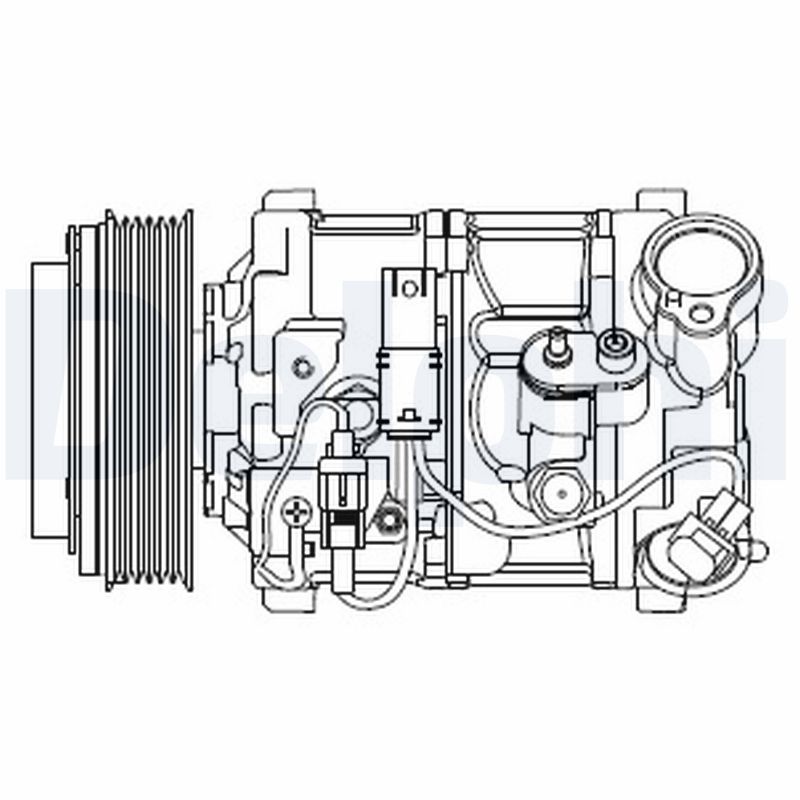 DELPHI Kompressor, klimaanlæg cs20545 for BMW