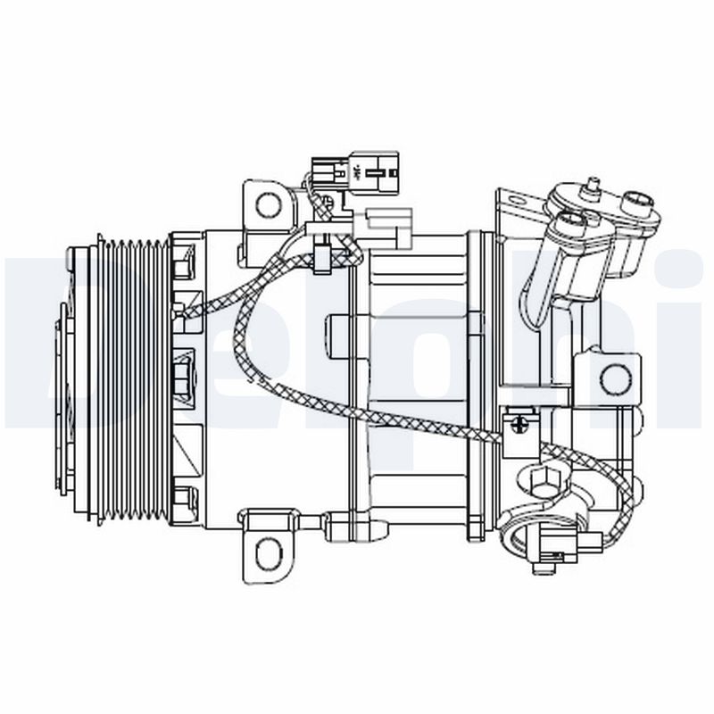 DELPHI Kompressor, klimaanlæg cs20550 for RENAULT