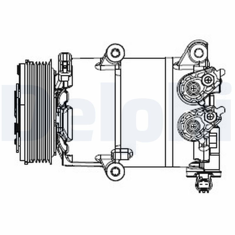 DELPHI Kompressor, klimaanlæg cs20553 for FORD