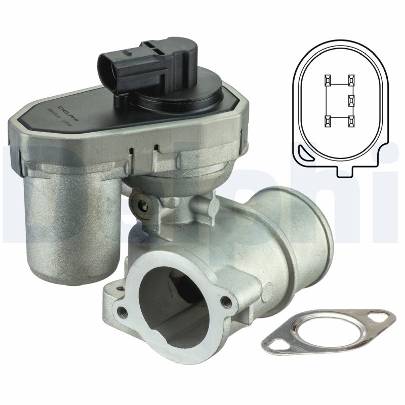 DELPHI EGR-ventil eg1041012b1 for FORD JAGUAR
