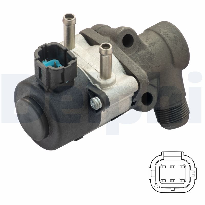 DELPHI EGR-ventil eg1045612b1 for NISSAN