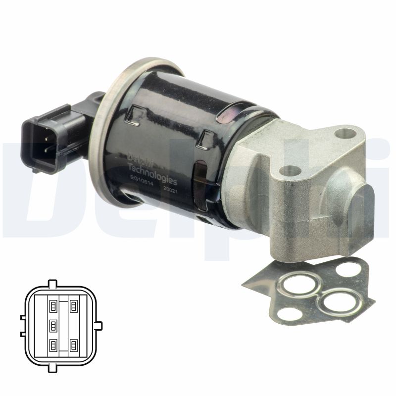 DELPHI EGR-ventil eg1051412b1 for DAEWOO