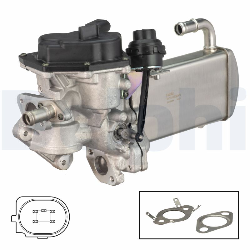 DELPHI EGR-ventil eg1058412b1 for AUDI SEAT