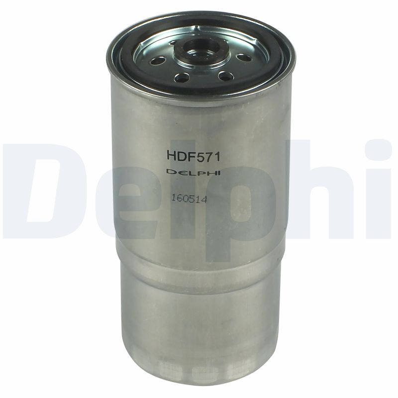 DELPHI Brændstof-filter hdf571 Påskruet 185mm for PEUGEOT CITROËN KIA FIAT LANCIA CHRYSLER