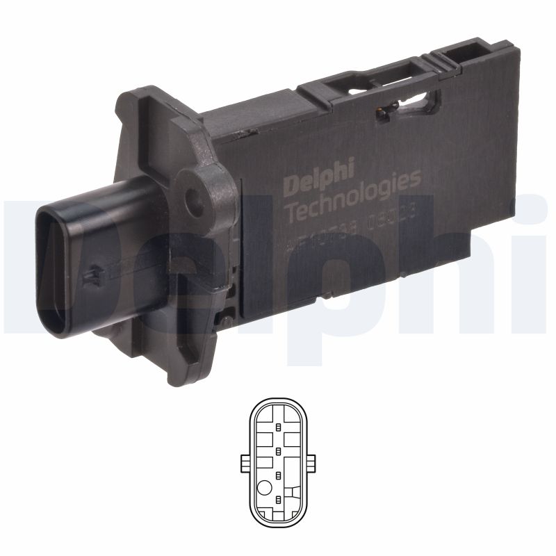 DELPHI Luftmængdesensor AF10738-12B1 for MINI