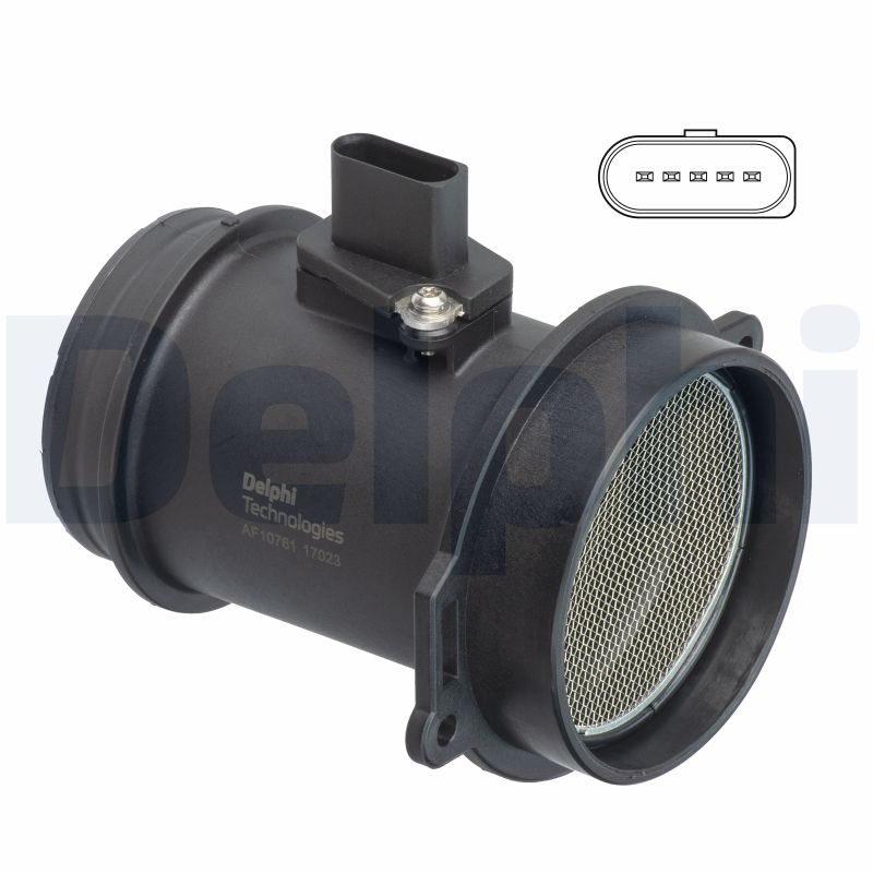DELPHI Luftmængdesensor AF10761-12B1 for AUDI