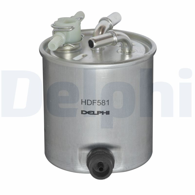 DELPHI Brændstof-filter hdf581 med hurtigkobling height_mm_209|Højde [mm]|122 122mm for DACIA SUZUKI
