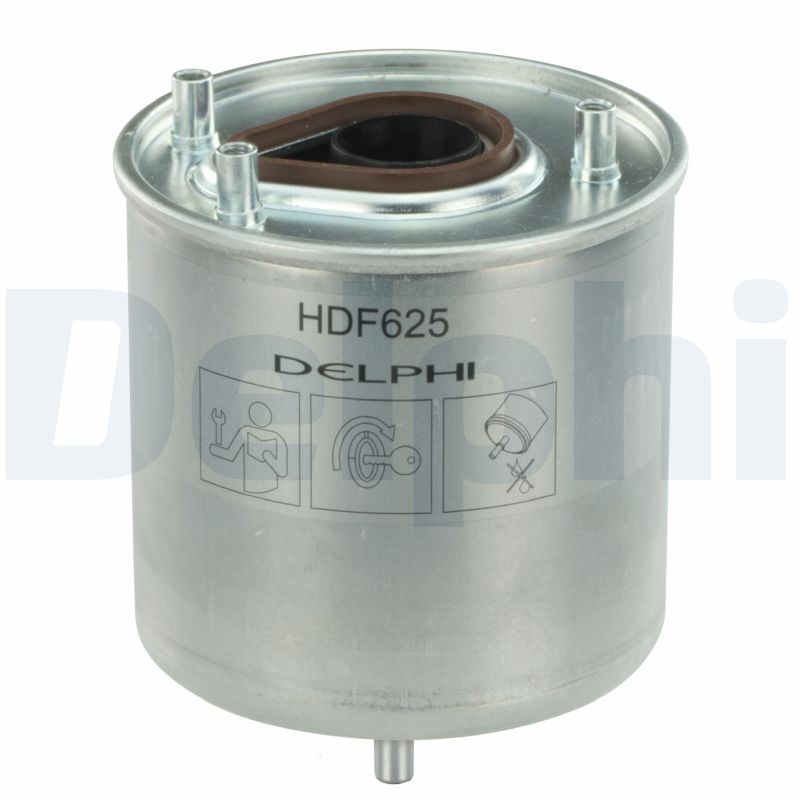DELPHI Brændstof-filter hdf625 Lednings 125mm for FIAT DS TOYOTA