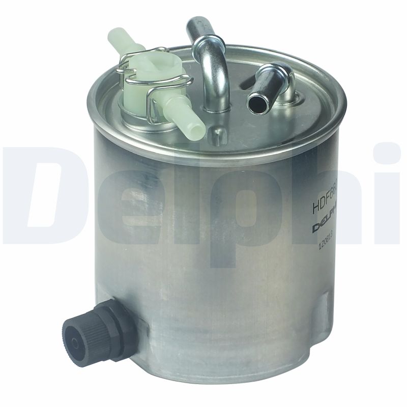 DELPHI Brændstof-filter hdf660 med hurtigkobling height_mm_209|Højde [mm]|121 121mm for NISSAN RENAULT