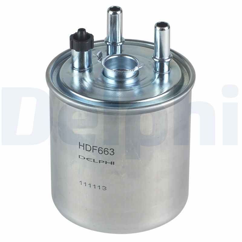 DELPHI Brændstof-filter hdf663 med hurtigkobling height_mm_209|Højde [mm]|143 143mm for RENAULT