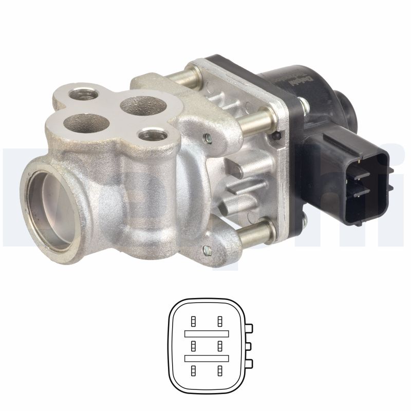 DELPHI EGR-ventil eg1061112b1 for OPEL VAUXHALL MAZDA SUZUKI