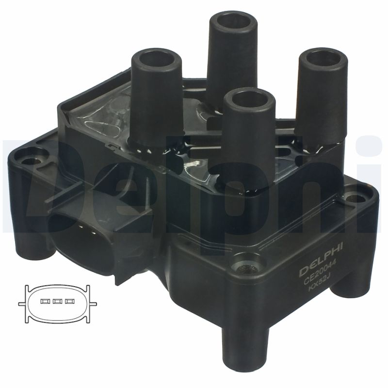 DELPHI Tændspole ce2004412b1 for FORD VOLVO FORD ASIA & OCEANIA MAZDA