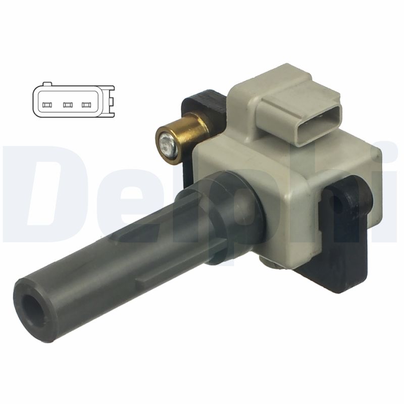 DELPHI Tændspole gn1048412b1 for SAAB SUBARU