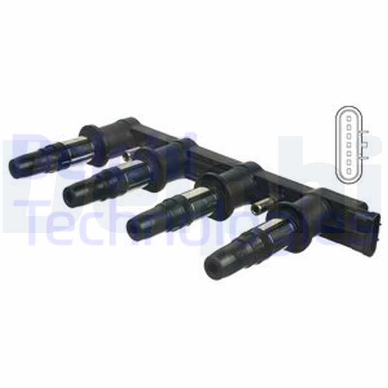 DELPHI Tændspole ce0184112b1 for GENERAL MOTORS CHEVROLET VAUXHALL