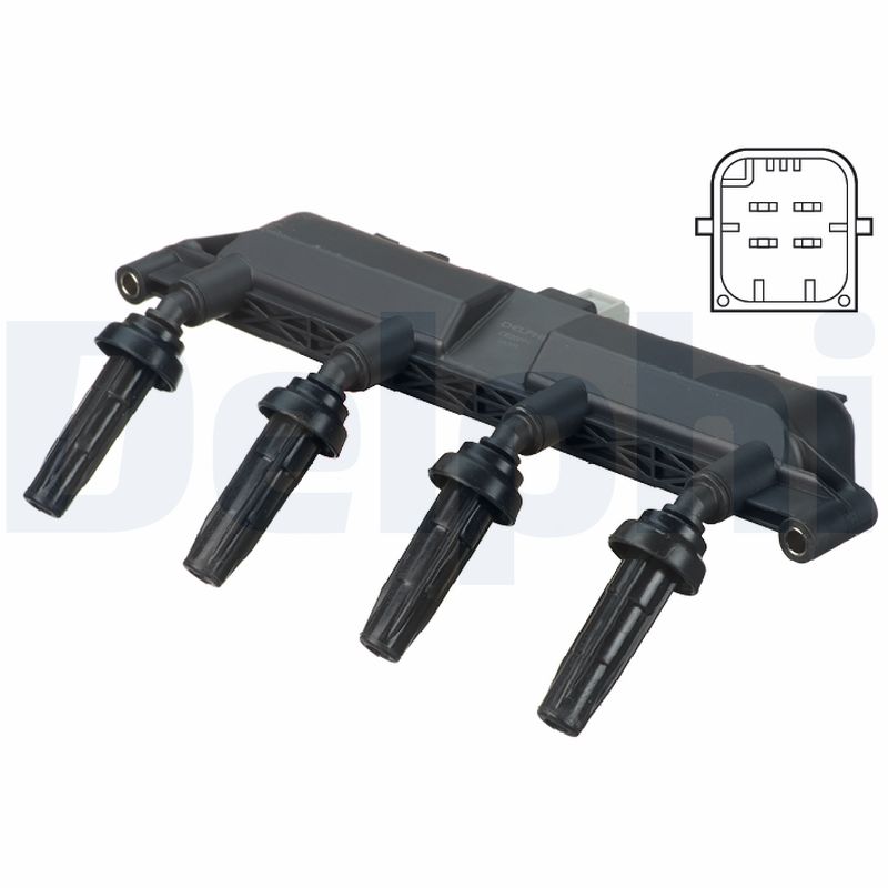 DELPHI Tændspole ce2001112b1 for PEUGEOT CITROËN FIAT