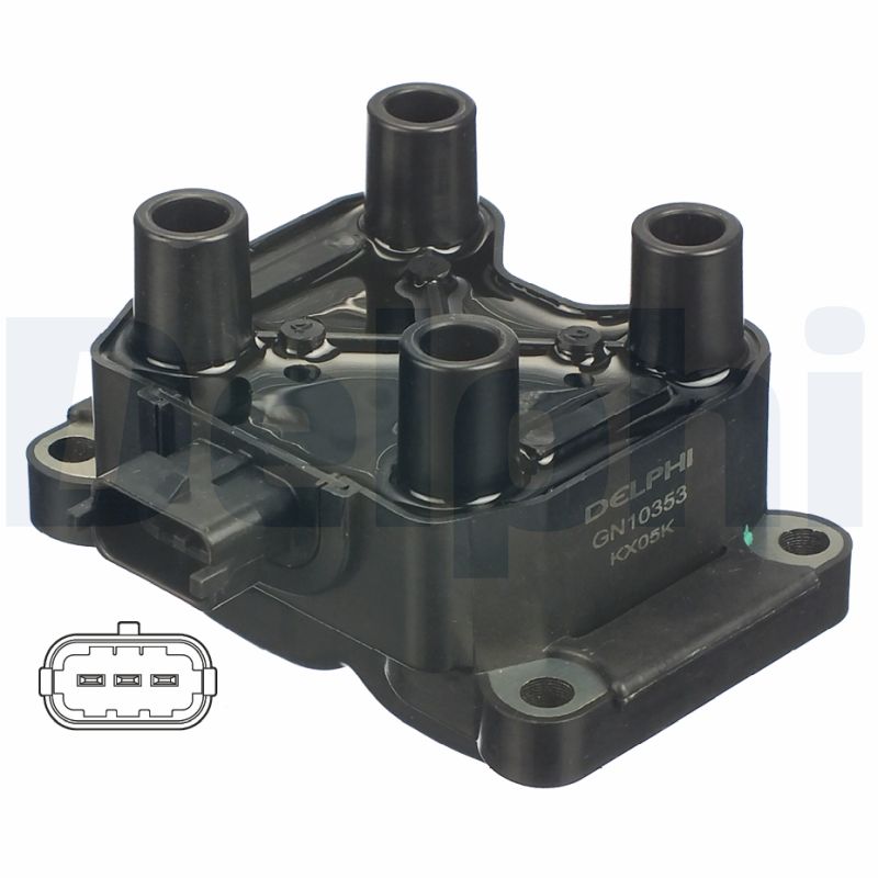 DELPHI Tændspole gn1035312b1 for FIAT