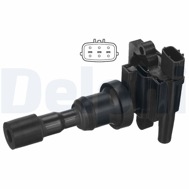DELPHI Tændspole gn1038512b1 for MITSUBISHI