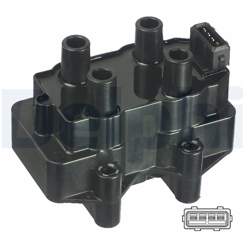 DELPHI Tændspole gn1048812b1 for PEUGEOT CITROËN LANCIA