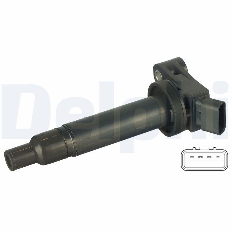DELPHI Tændspole gn1053612b1 for LEXUS TOYOTA