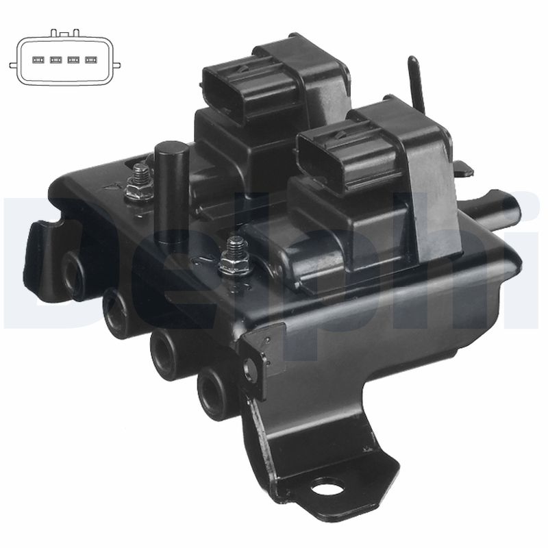 DELPHI Tændspole gn1055412b1 for MAZDA