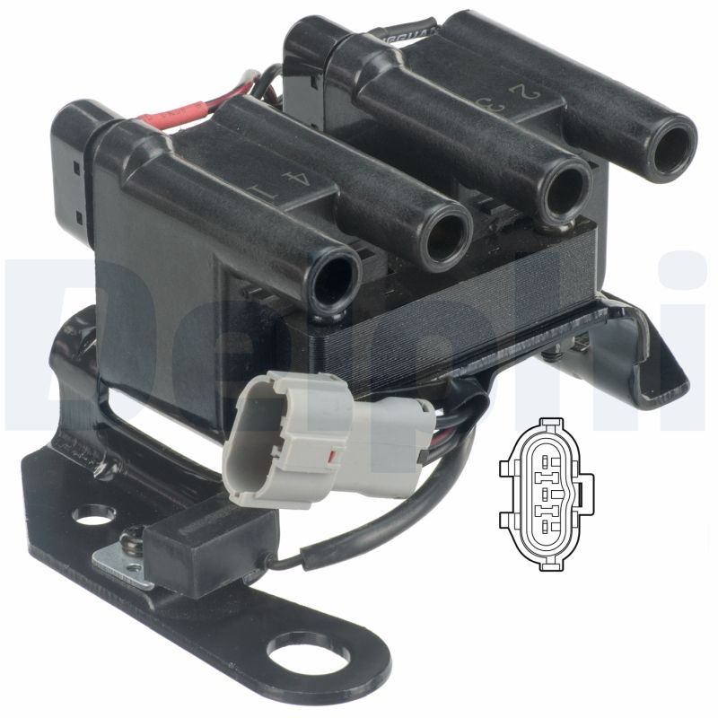 DELPHI Tændspole gn1041212b1 for KIA