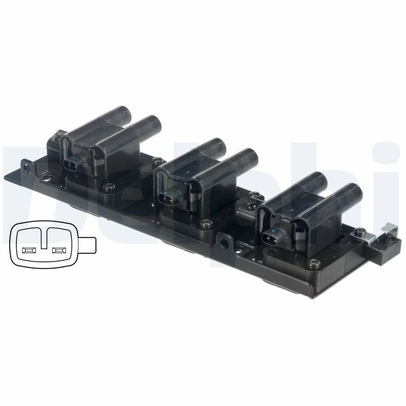 DELPHI Tændspole gn1046412b1 for KIA