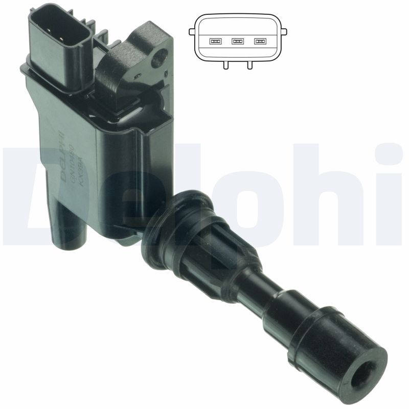 DELPHI Tændspole gn1048012b1 for MAZDA