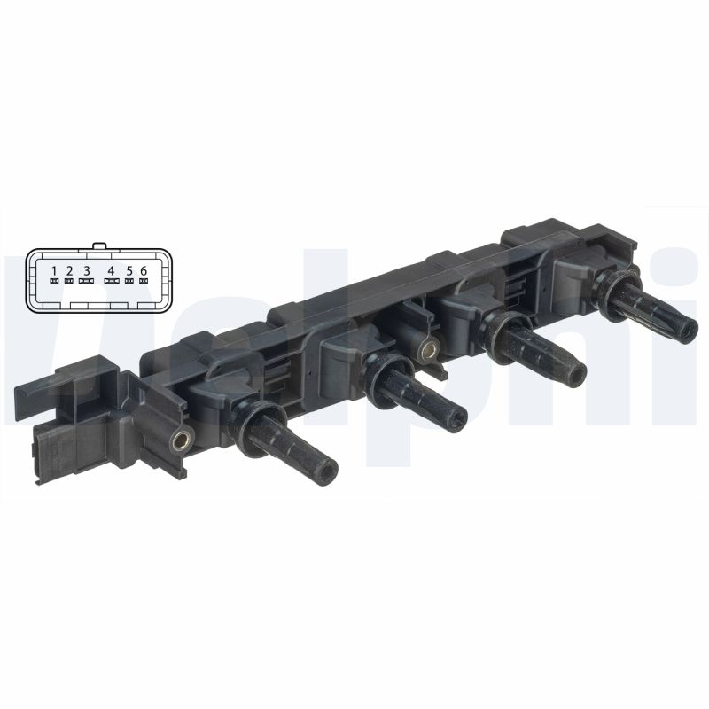 DELPHI Tændspole gn1050212b1 for PEUGEOT