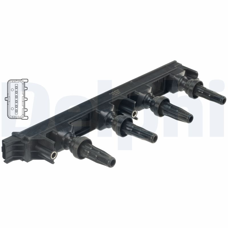 DELPHI Tændspole gn1050312b1 for CITROËN PEUGEOT