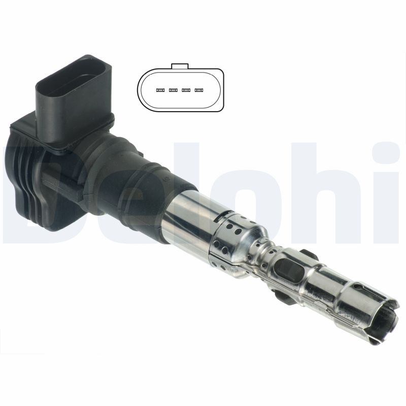 DELPHI Tændspole gn1070612b1 for VW