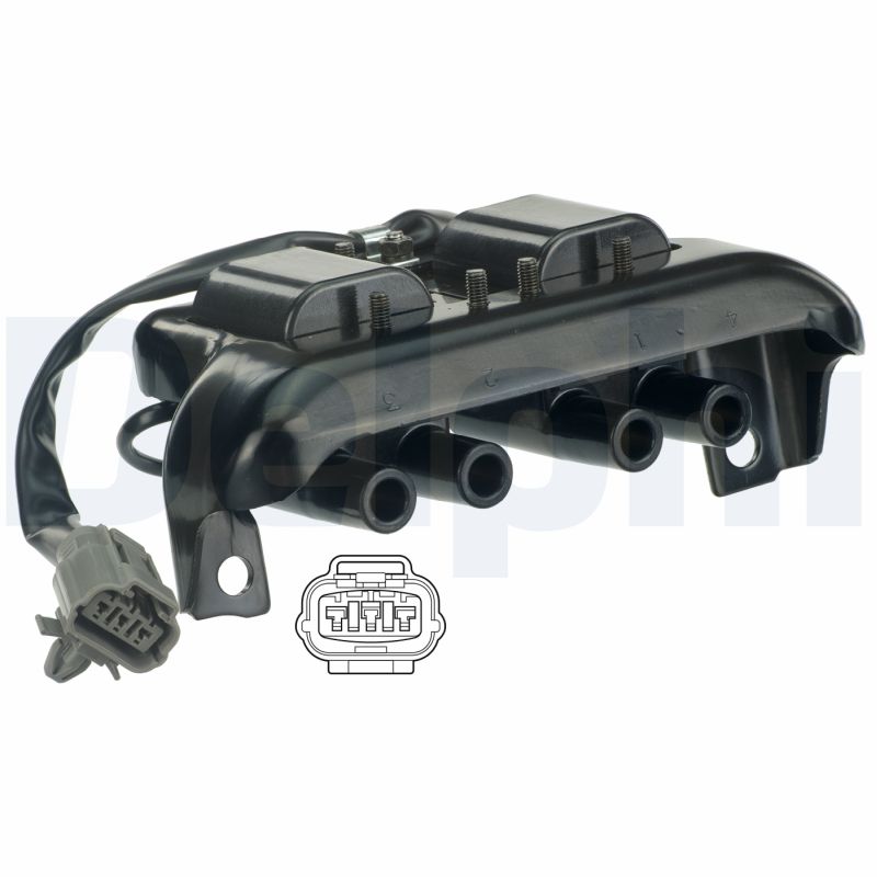 DELPHI Tændspole gn1077112b1 for MAZDA