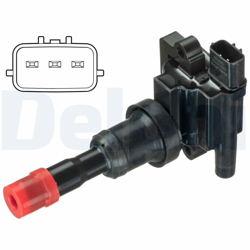 DELPHI Tændspole gn1079212b1 for MITSUBISHI