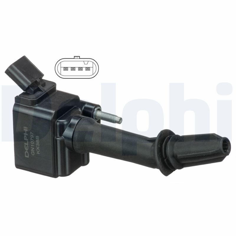 DELPHI Tændspole gn1079712b1 for VAUXHALL MG (SAIC) ROEWE (SAIC)