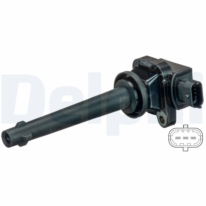 DELPHI Tændspole gn1080012b1 for NISSAN