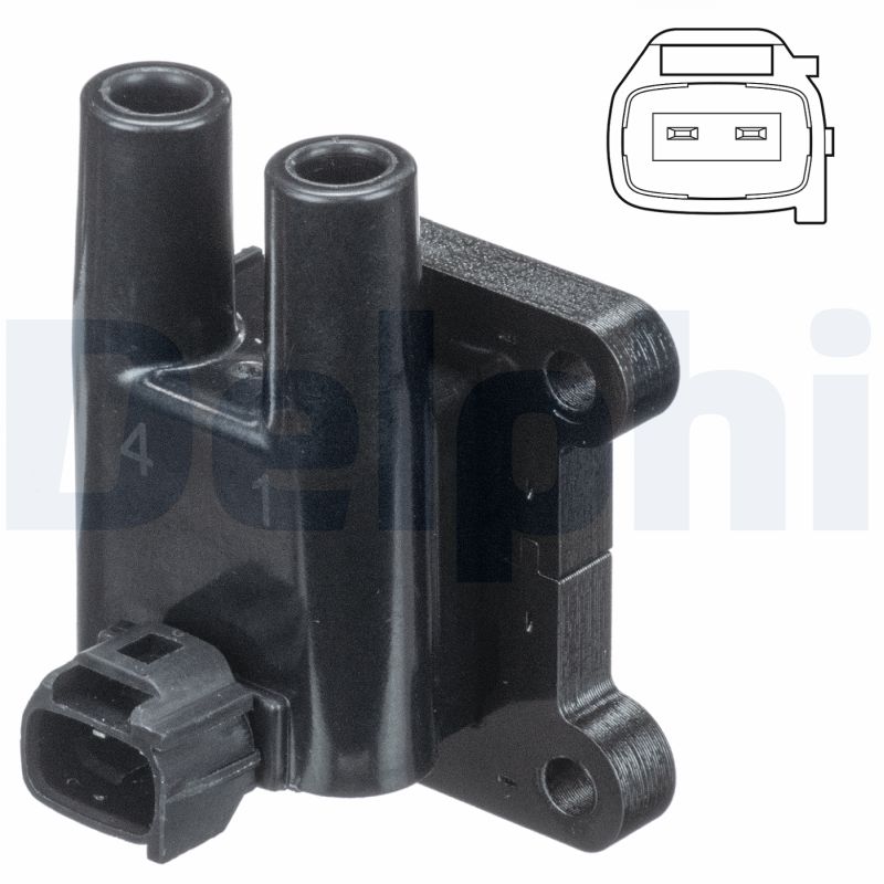 DELPHI Tændspole gn1084012b1 for KIA