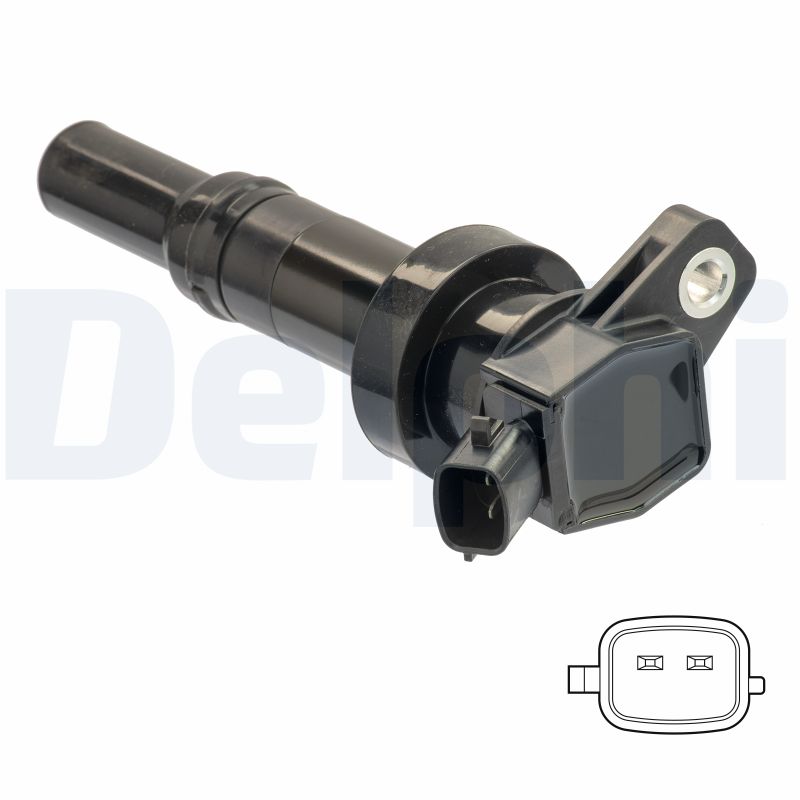 DELPHI Tændspole gn1082612b1 for KIA