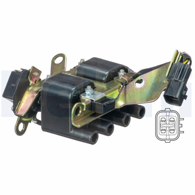 DELPHI Tændspole gn1080512b1 for HYUNDAI MITSUBISHI
