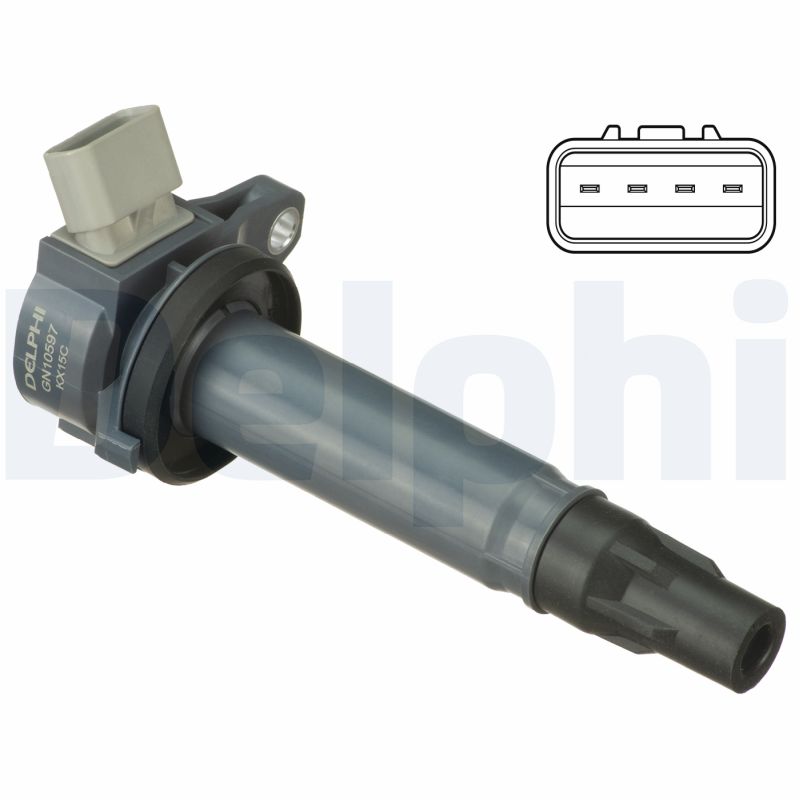 DELPHI Tændspole gn1059712b1 for DAIHATSU