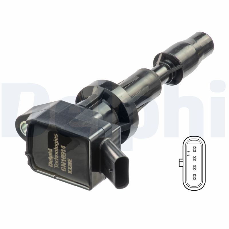 DELPHI Tændspole gn1091412b1 for KIA