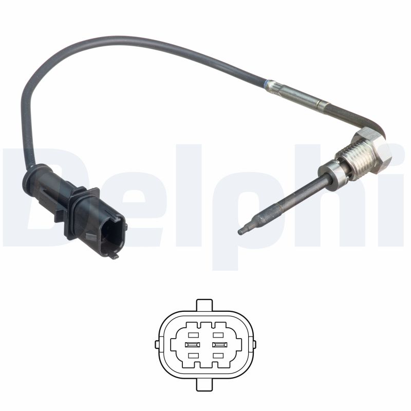 DELPHI Sensor, udstødningsgastemperatur ts30239 for FIAT
