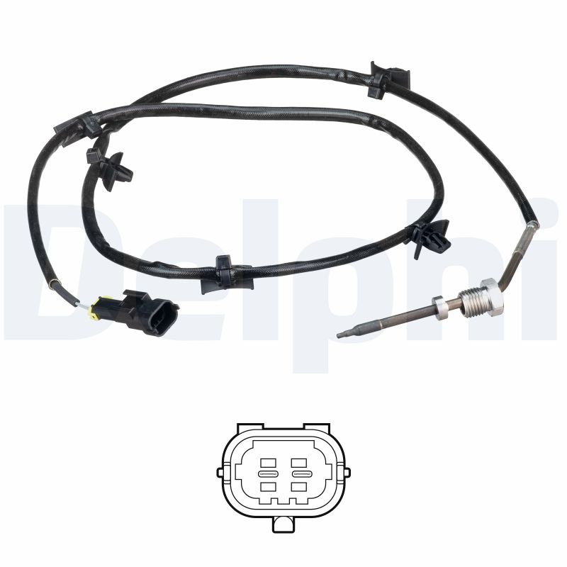 DELPHI Sensor, udstødningsgastemperatur ts30199 for OPEL
