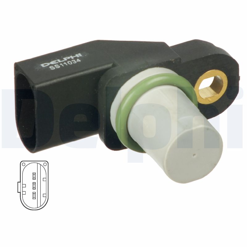 DELPHI Sensor, knastakselposition ss11034 for VAUXHALL BMW