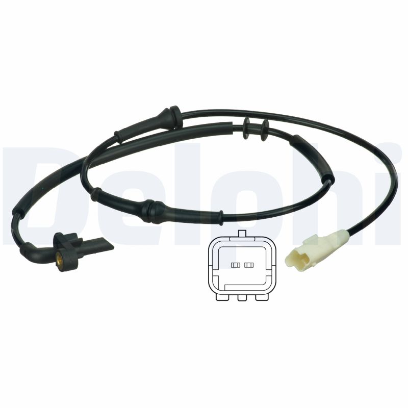 DELPHI ABS Sensor ss20348 for CITROËN