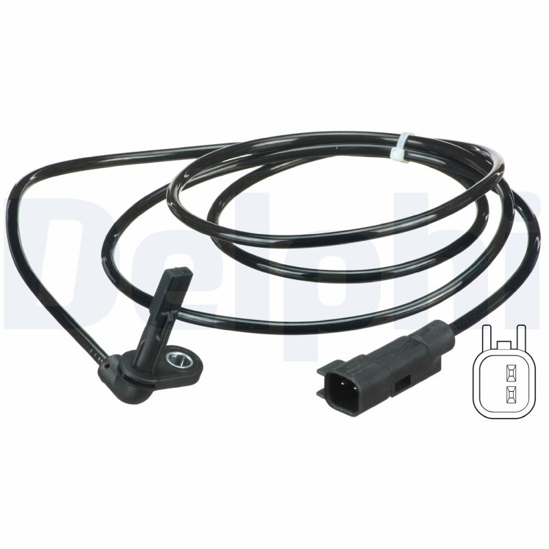 DELPHI ABS Sensor ss20356 for OPEL GENERAL MOTORS VAUXHALL
