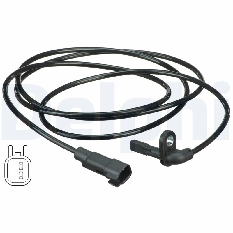DELPHI ABS Sensor ss20357 for OPEL VAUXHALL